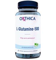 Orthica L-Glutamine-500 60Capsules - thumbnail