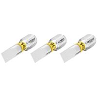 HAZET Bit 2208N-8/3 · 1/4 inch (6,3 mm) zeskant massief · Sleufprofiel · 3-delig · SW 0,8 x 5,5 mm - thumbnail