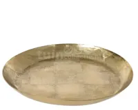 Decoratiebord Metaal Goud 41x41cm - thumbnail