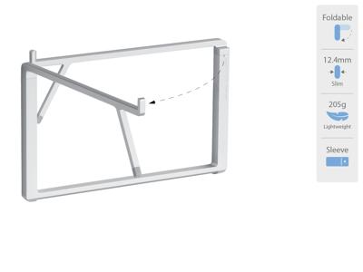 Rain Design mBar Pro+ Foldable Laptop Stand Silver