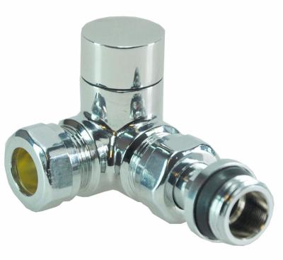 Riko luxe regelvent. 1/2''x15 (M22) knel haaks verkeerd chroom Riko luxe regelvent. 1/2''x15 (M22) knel haaks verkeerd chroom