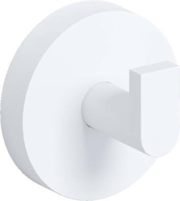 Clou Flat handdoekhaak 4.8x4.8cm 2 stuks Wit mat CL/09.02064.20