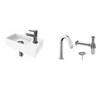 Fonteinset Versus Rechts Mat Wit Chroom Ink - thumbnail