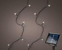 Kerstverlichting solar twinkel 100 lamps warm wit - thumbnail