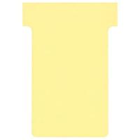 Nobo T-planbordkaarten index 2, ft 85 x 60 mm, geel - thumbnail