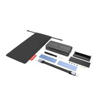 Akasa AK-ENU4M2-01 M.2 SSD-behuizing USB-C 4 40 GBit/s M.2 PCIe NVMe 2242, 2260, 2280 AK-ENU4M2-01 - thumbnail