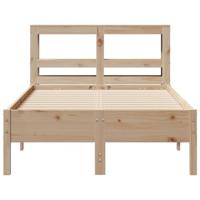 Bedframe zonder matras massief grenenhout 90x200 cm - thumbnail