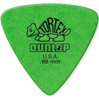 Dunlop 431R88 Tortex Triangle .88mm plectrum groen - thumbnail
