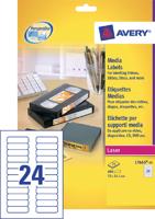 Etiket Avery L7665-25 72x21.2mm voor media tape's 600 etiketten - thumbnail