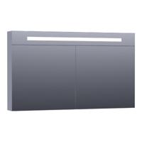 Brauer Promise Deluxe Spiegelkast - 120 cm - met Directe Verlichting - 2 Dubbelzijdige Spiegeldeuren - Mat Grijs - thumbnail