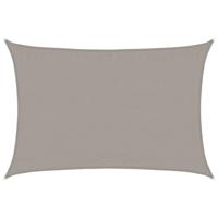 VidaXL Zonnezeil 160 g/m² rechthoekig 3,5x5 m hdpe lichtgrijs - thumbnail