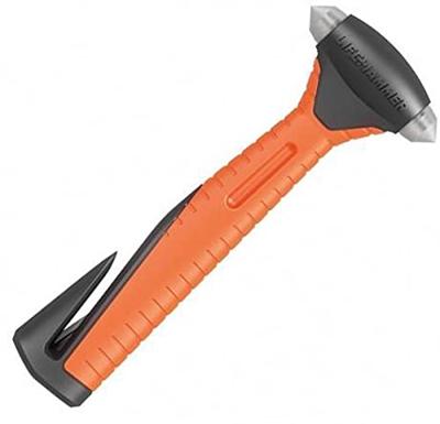 Lifehammer noodhamer Plus met gordelsnijder oranje 16,5 cm Lifehammer noodhamer Plus met gordelsnijder oranje 16,5 cm