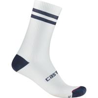 Castelli Originale 18 sock blauw/wit unisex L/XL - thumbnail