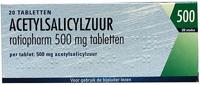 Teva Acetylsalicylzuur 500mg Tabletten - thumbnail