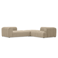Modulaire Bank Honolulu Lichtbruin Stof - thumbnail