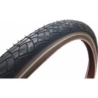 Deli tire buitenband 24x2.125 57-507 zwart/bruin sa-238 reflectie - thumbnail