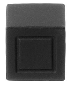 Formani Jan des Bouvrie Square JB20M meubelknop - mat zwart