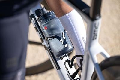 ELITE bidonhouder "custom race" custom race 74 mm bottle cage white/grey