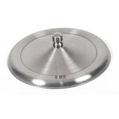 Gerimport Pannendeksel 9 Cm Rvs Zilver