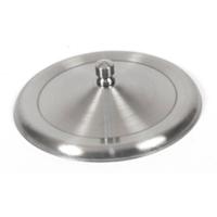 Gerimport Pannendeksel 9 Cm Rvs Zilver - thumbnail