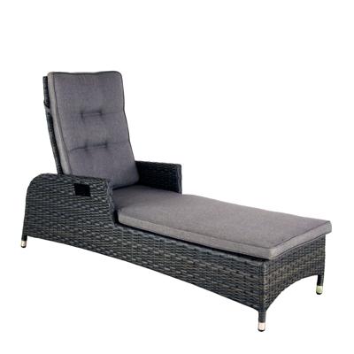Ligbed Long Beach Midnight Grey D 162 x B 68 x H 105 cm Oosterik Home - Oosterik home