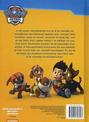 Deltas Paw Patrol Vriendenboek