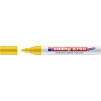 Paintmarker edding 8750 industrie 2-4mm geel | 10 stuks - thumbnail