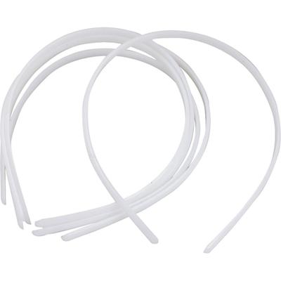 Creativ Company Haarbanden, b: 8 mm, wit, 20 stuk/ 1 doos - thumbnail