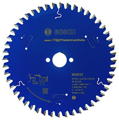Bosch Accessoires Cirkelzaagblad Expert for High Pressure Laminate 160x20x2.2/1.6x48T - 2608644132 Bosch Accessoires Cirkelzaagblad Expert for High Pressure Laminate 160x20x2.2/1.6x48T - 2608644132