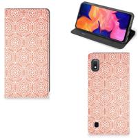 Samsung Galaxy A10 | Hoesje met Magneet | Pattern Orange - thumbnail