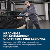 Bosch Blauw GPO 11-180 S Haakse Polijstmachine - 06013A2300 - thumbnail