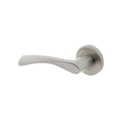 Gatdeel links 1279 Vlinder op rond rozet staal met 7mm nok RVS