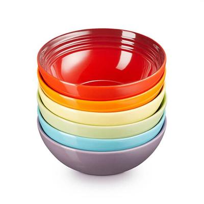 LE CREUSET - Vancouver - Dessertschaaltjes 16cm Regenboog 6-dlg