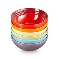 LE CREUSET - Vancouver - Dessertschaaltjes 16cm Regenboog 6-dlg - thumbnail
