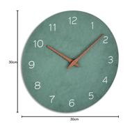 TFA Dostmann 60.3054.04 Wandklok Kwarts 297 mm x 45 mm Jade, Groen - thumbnail