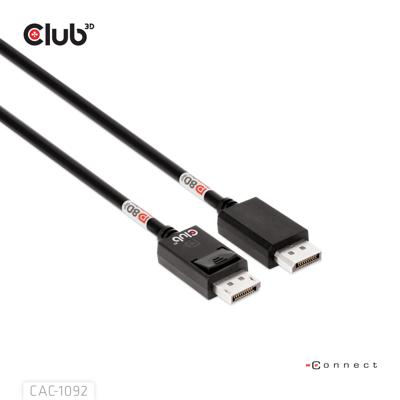 club3D CAC-1092 DisplayPort-kabel DisplayPort Aansluitkabel 1.6 m Zwart club3D CAC-1092 DisplayPort-kabel DisplayPort Aansluitkabel 1.6 m Zwart