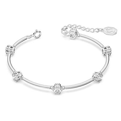 Swarovski 5641680 Armband Constella zilverkleurig-wit 17-20 cm - thumbnail
