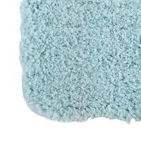 MSV Badkamerkleedje|badmat voor op vloer - lichtblauw - 50 x 70 cm - thumbnail