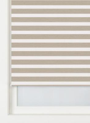 HEMA Duo Rolgordijn Structuur Verduisterend Beige (beige)