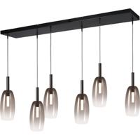 Masterlight 6L hanglamp Ø11,5cmLido Olive met smoke-fading glas - 2861-05-05-130-25-64 - thumbnail