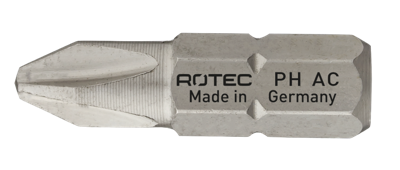 Rotec Schroefbit PH 2 | L=25 | C6.3 | Anti-Cor | 2 stuks - 800.10022 Rotec Schroefbit PH 2 | L=25 | C6.3 | Anti-Cor | 2 stuks - 800.10022