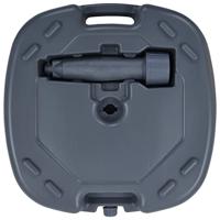 Parasolvoet draagbaar gevuld met zand/water grijs - thumbnail