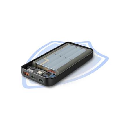Hama PD 10 Power Pack 10000 mAh 3 Outputs 2x USB-C 1x USB-A Powerbank Grijs - thumbnail