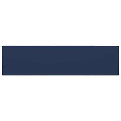 Wastafel met overloop keramiek donkerblauw Wastafel met overloop keramiek donkerblauw