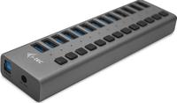 i-tec I-TEC USB 3.0 Charging HUB 13 Port U3CHARGEHUB13 USB-hub 13 poorten USB-A USB 3.0 5 GBit/s Grijs - thumbnail