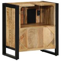 Badkamerkast met plank Bruin 55 x 35 x 60 cm Massief Mango Hout - thumbnail