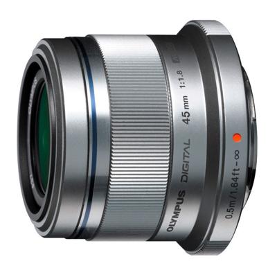 Olympus M.Zuiko Digital 45mm F/1.8 zilver Olympus M.Zuiko Digital 45mm F/1.8 zilver