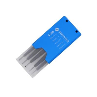 Bernstein Tools for Electronics 4-380 Horlogemaker-schroevendraaier set 5-delig Kopbreedte: 1 mm, 1.5 mm, 2 mm, 2.5 mm, 3 mm