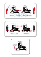 2-in-1 inline skates - Frozen - Meisjes - Blauw - Maat 27-30 - thumbnail