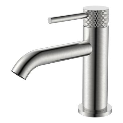 Fonteinkraan Wiesbaden Ribbd 1/2" Geborsteld Staal